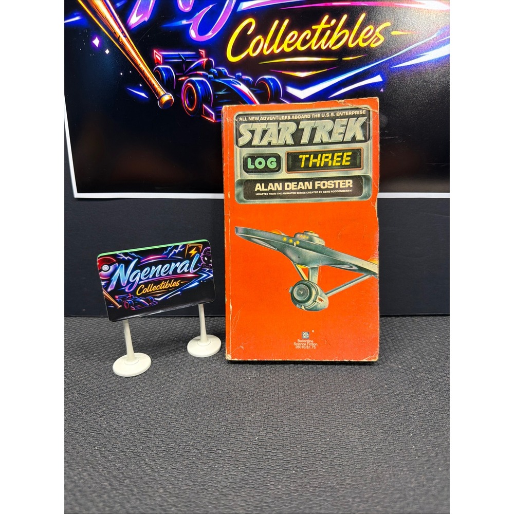 Star Trek Log Three Alan Dean Foster 1978 Paperback Vintage Sci-Fi Book 28010-5